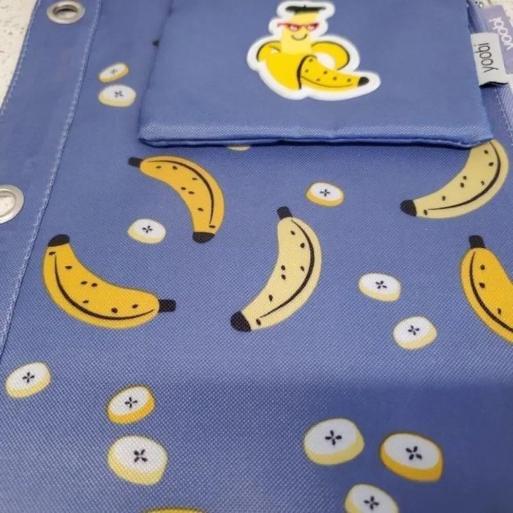 Binder Zip Case & Coin Purse Pencil & Pen Holder Yoobi Banana School Sup…